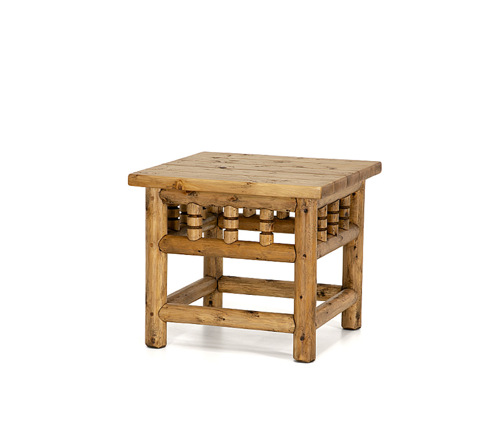 Hewitt End Table 3450-O Honey on Cedar finish La Lune Collection rustic furniture