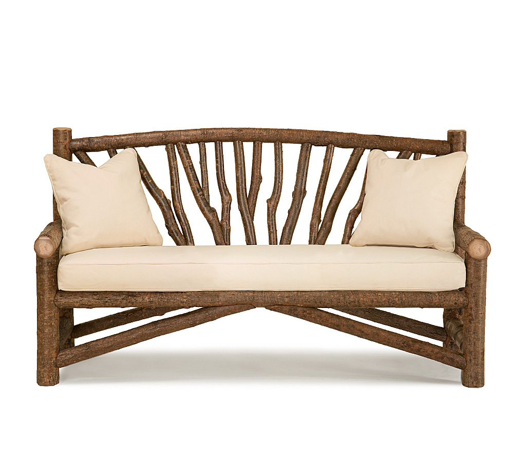 Ilana Bench 1540-I Natural finish La Lune Collection rustic furniture