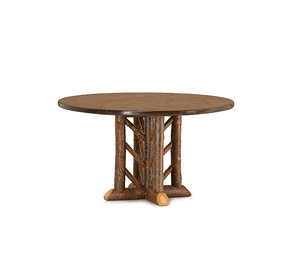 Lucas Dining Table 3604-I Natural finish with Medium Pine Top La Lune Collection rustic furniture