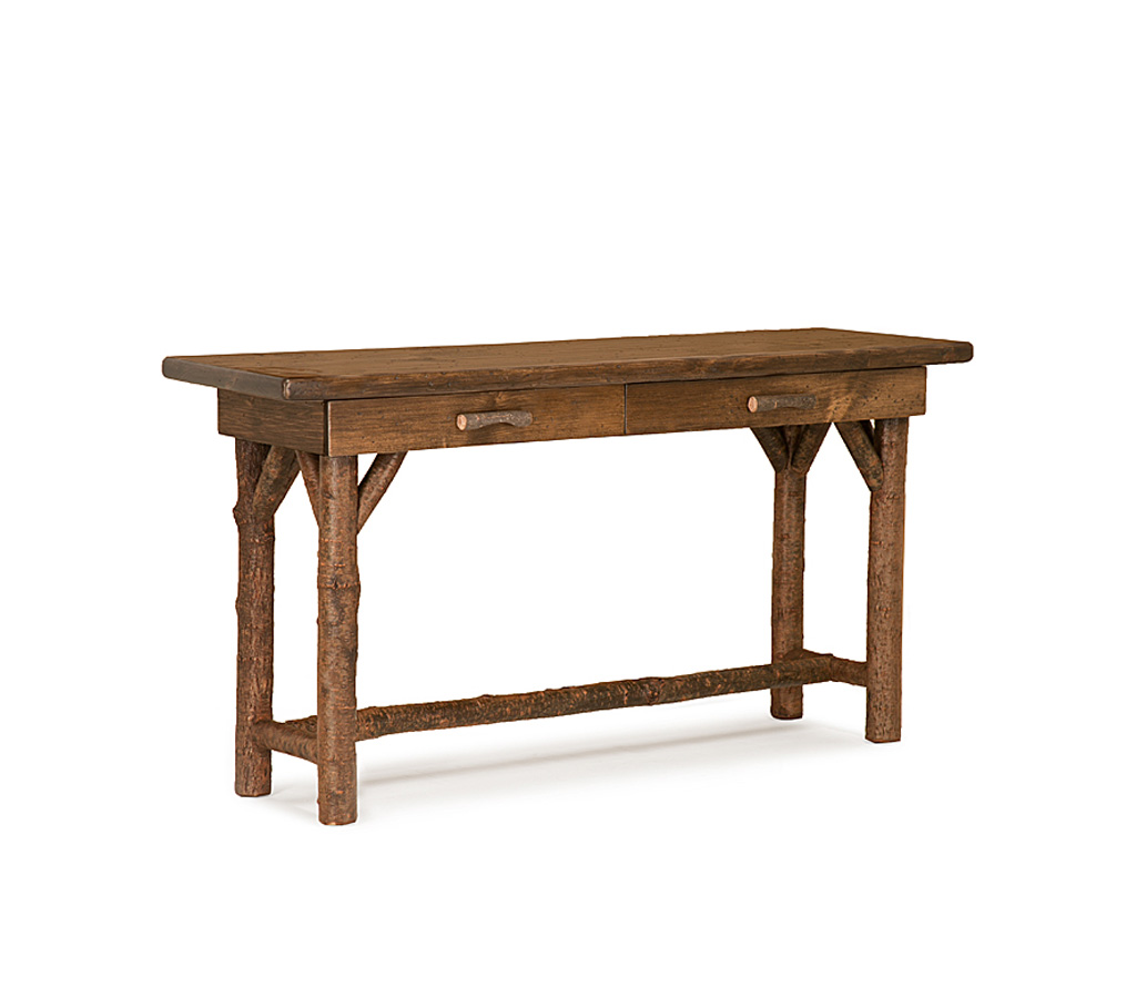Oren Console Table 3193 Natural finish with Medium Pine Top La Lune Collection rustic furniture