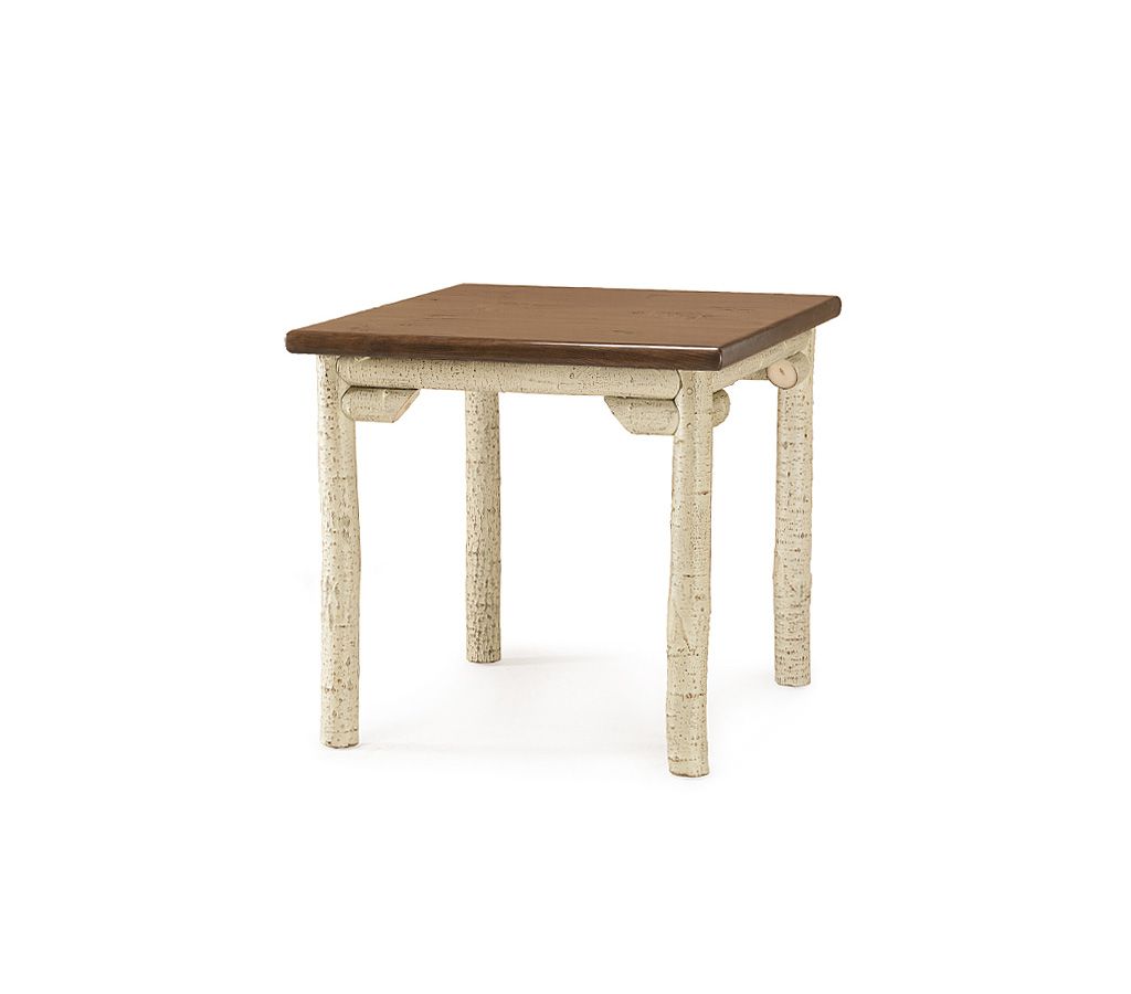 Rurina Dining Table 3189-I Custom Navajo finish with Medium Pine Top La Lune Collection rustic furniture