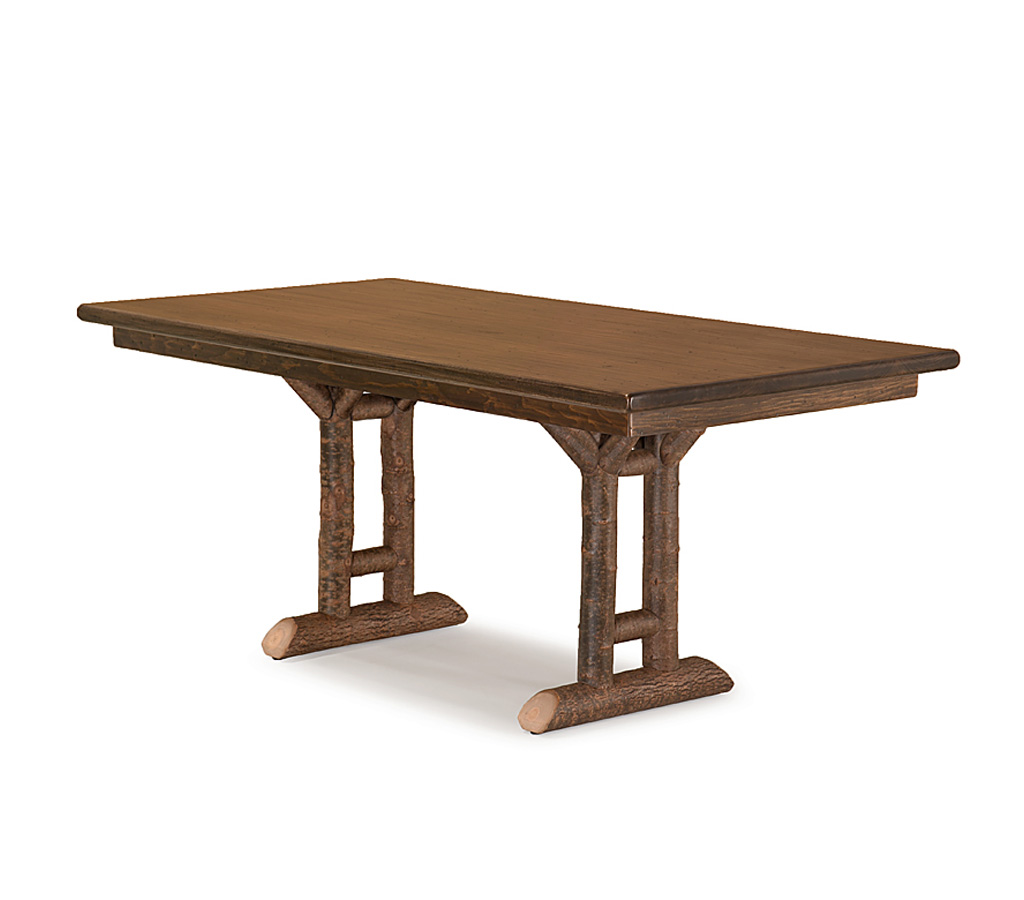 Tula Dining Table 3052-I Natural finish with Medium Poplar Top La Lune Collection rustic furniture