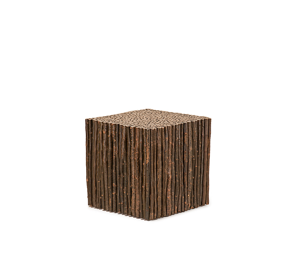 Verna Pedestal Table 3570 Natural finish La Lune Collection rustic furniture