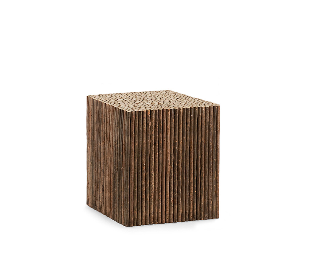 Verna Pedestal Table 3572 Natural finish La Lune Collection rustic furniture