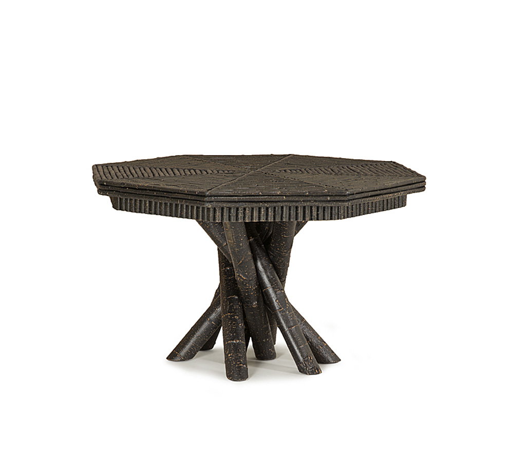 Zeke Table 3102 Ebony finish La Lune Collection rustic furniture