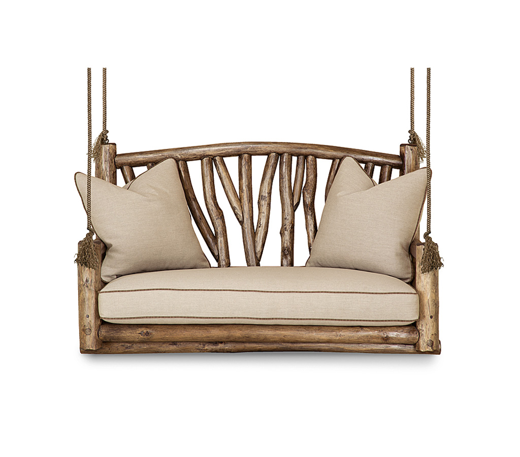 Ilana Porch Swing 1552-I Kahlua finish La Lune Collection rustic furniture
