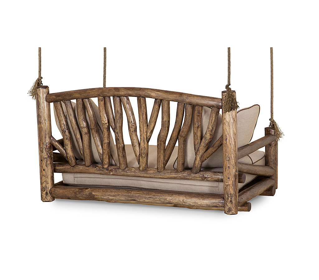 Ilana Porch Swing 1552-I Kahlua finish La Lune Collection rustic furniture