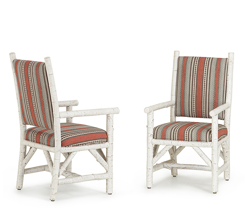 Iris Armchair 1166 Antique White finish La Lune Collection rustic furniture