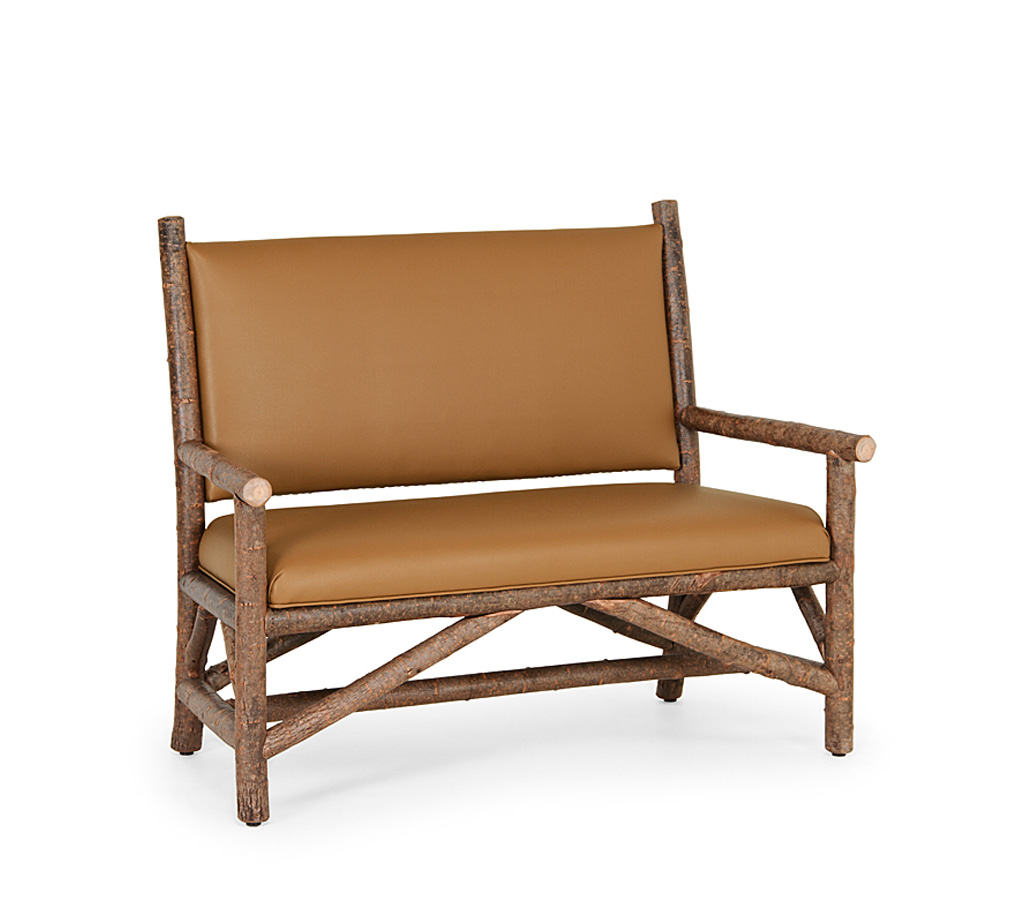 Iris Settee 1158 Natural finish La Lune Collection rustic furniture