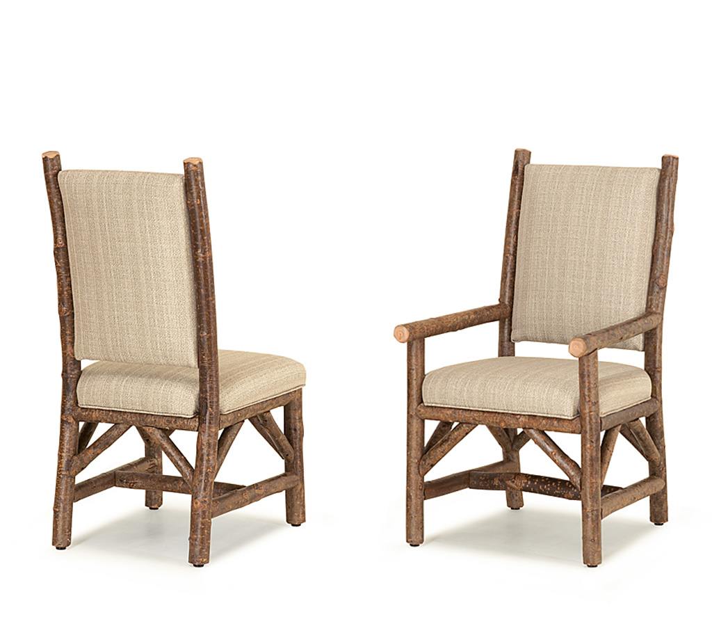 Iris Side Chair 1164, Armchair 1166 Natural finish La Lune Collection rustic furniture