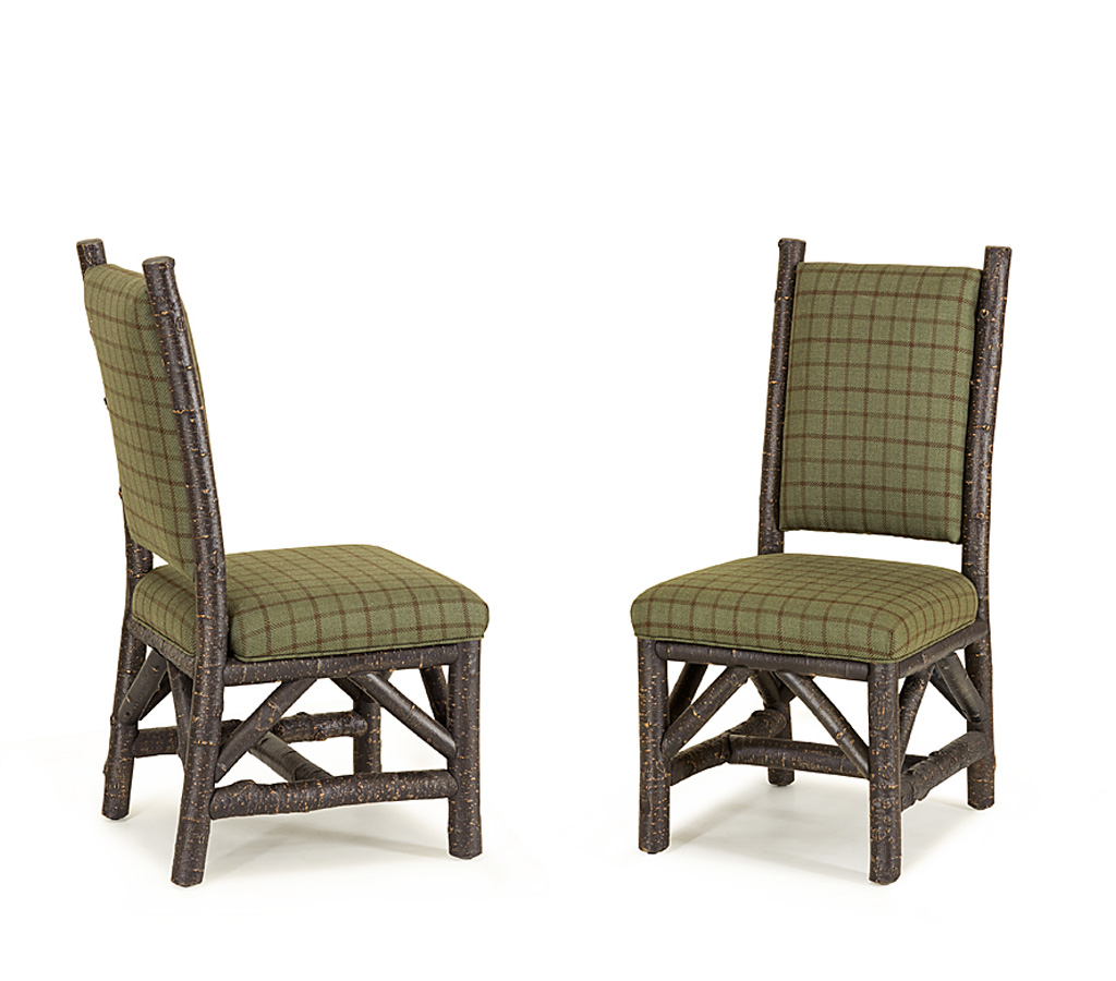 Iris Side Chair 1164 Ebony finish La Lune Collection rustic furniture