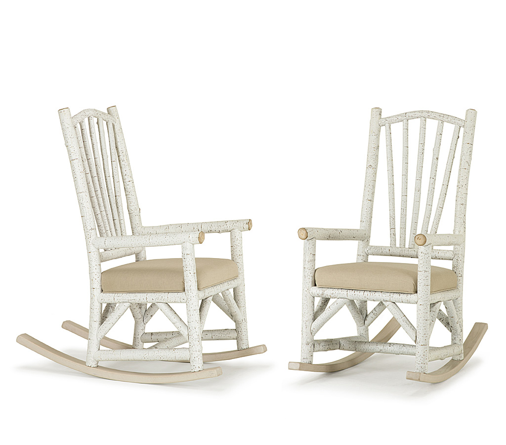 Jen Rocking Chair 1190-I Antique White Finish La Lune Collection rustic furniture