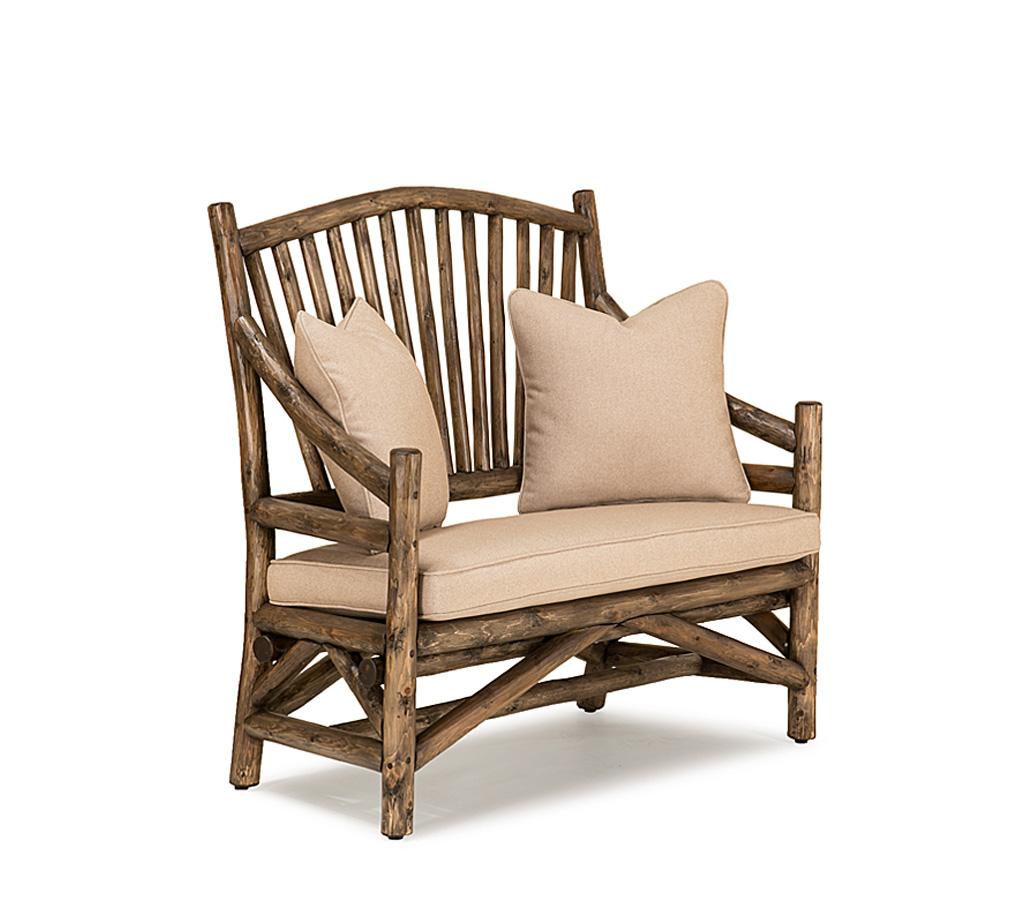 Jen Settee 1150-U Natural finish La Lune Collection rustic furniture