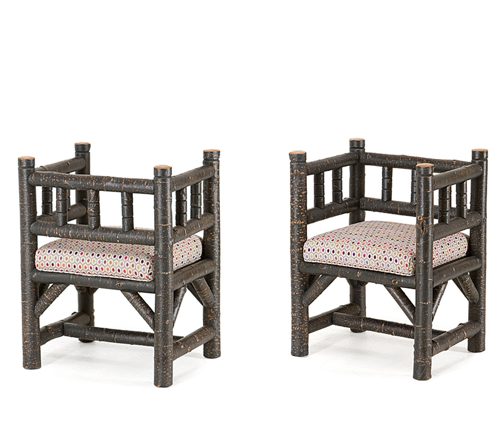 Leah Armchair 1300-I Ebony finish La Lune Collection rustic furniture