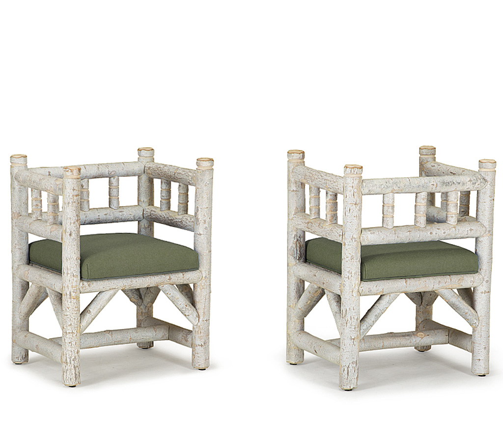 Leah Armchair 1300-I Whitewash finish La Lune Collection rustic furniture