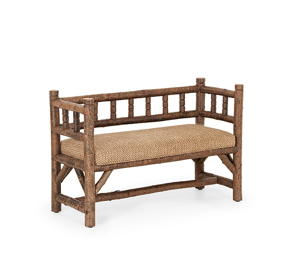 Leah Bench 1302-I Natural finish La Lune Collection rustic furniture