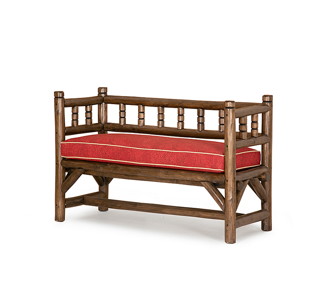 Leah Bench 1302-U Kahlua finish La Lune Collection rustic furniture
