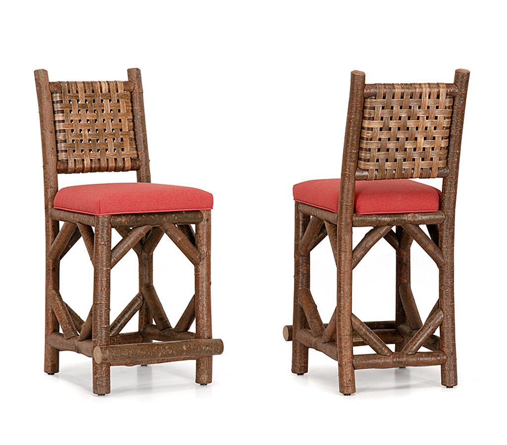 Levi Barstool 1646 Natural finish La Lune Collection rustic furniture