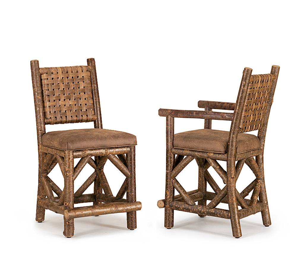 Levi Counter Stool 1644, 1645 Natural finish La Lune Collection rustic furniture