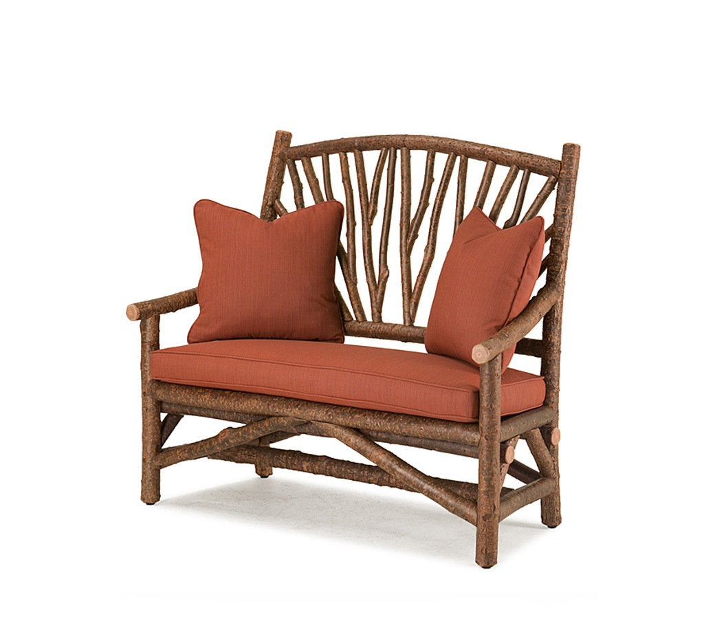 Lily Settee 1404-U Natural finish La Lune Collection rustic furniture