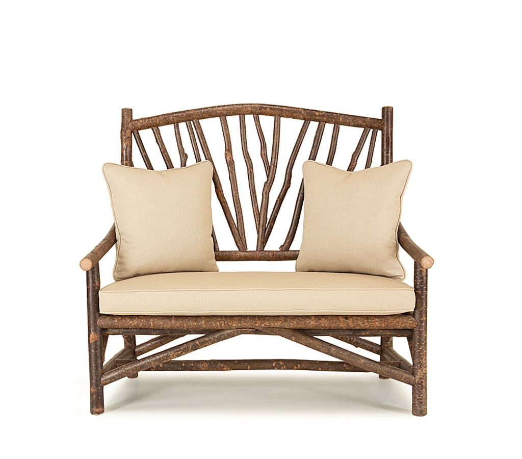 Lily Settee 1404-U Natural finish La Lune Collection rustic furniture