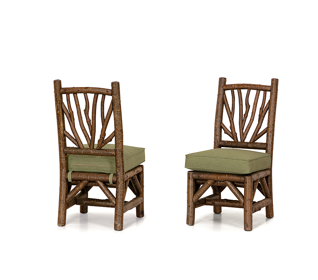 Lily Side Chair 1400-U Natural finish La Lune Collection rustic furniture