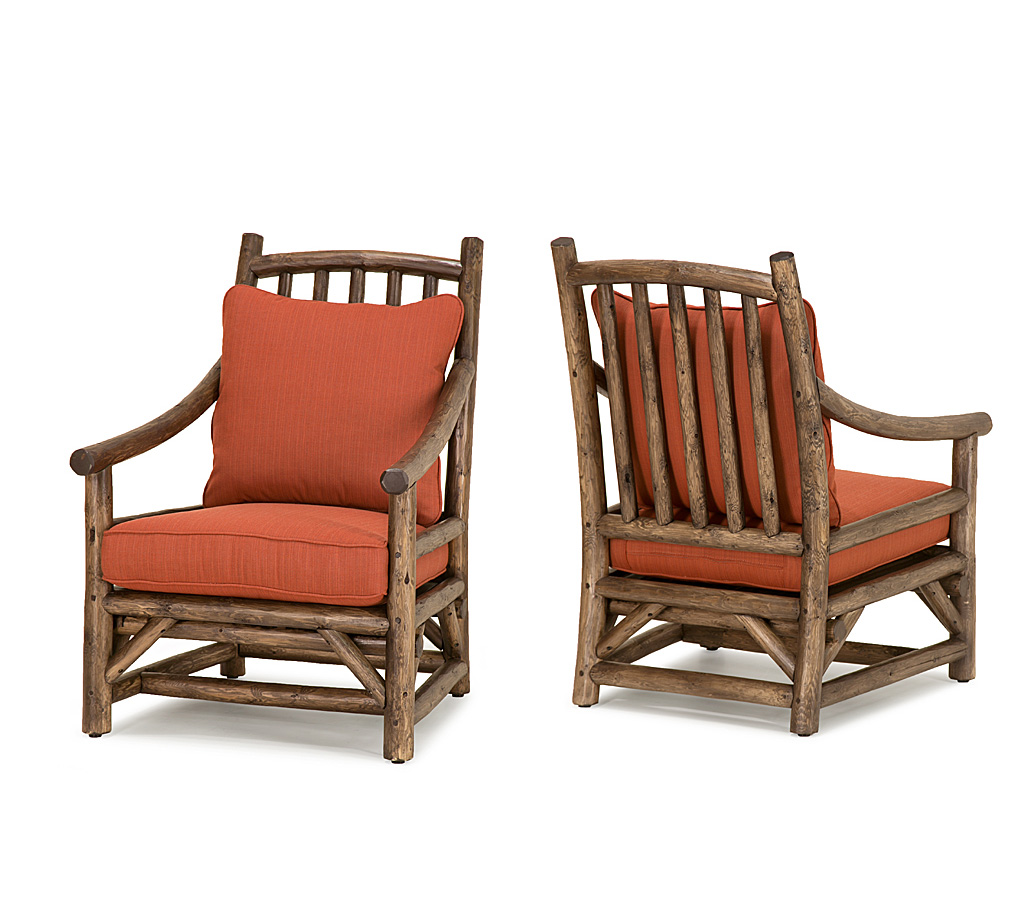 Lola Club Chair 1167-U Kahlua finish La Lune Collection rustic furniture