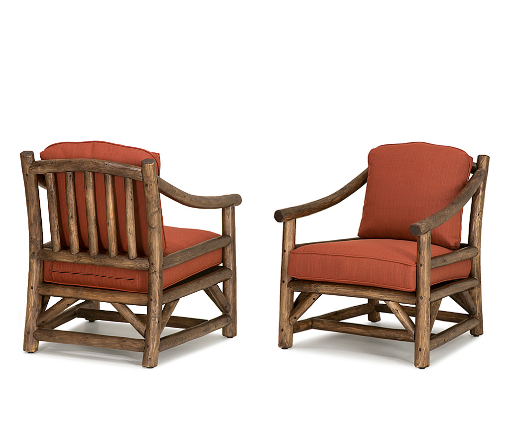 Lola Club Chair 1174-I Kahlua finish La Lune Collection rustic furniture