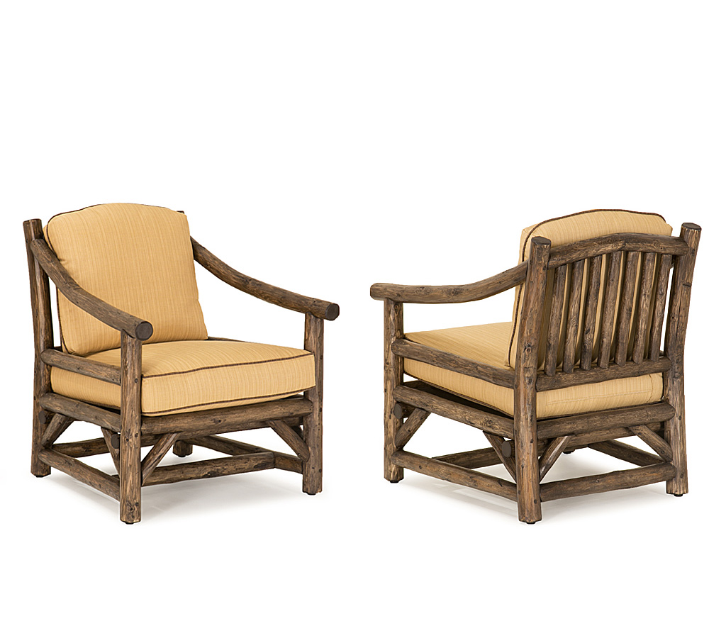 Lola Club Chair 1174-U Kahlua finish La Lune Collection rustic furniture