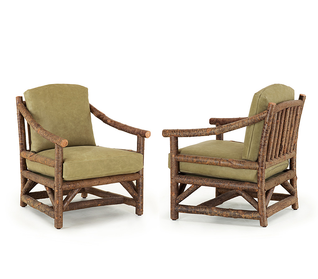 Lola Club Chair 1174-I Natural finish La Lune Collection rustic furniture