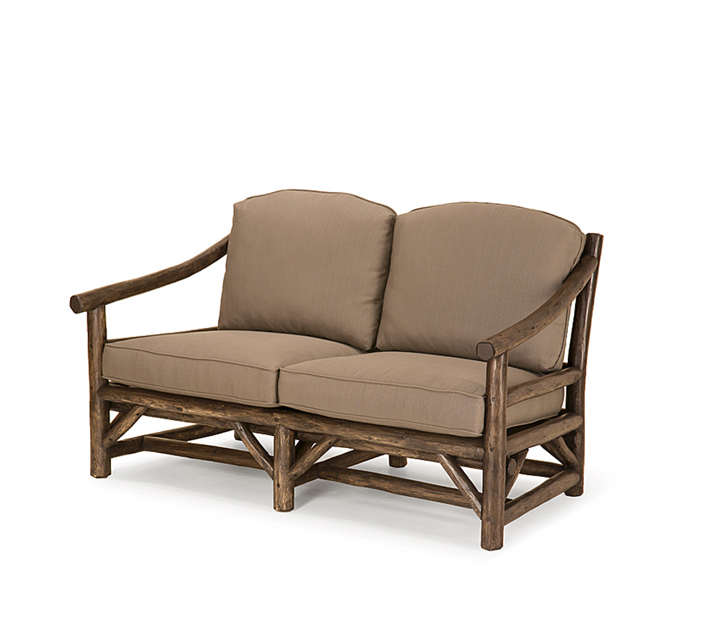 Lola Loveseat 1168-U Kahlua finish La Lune Collection rustic furniture