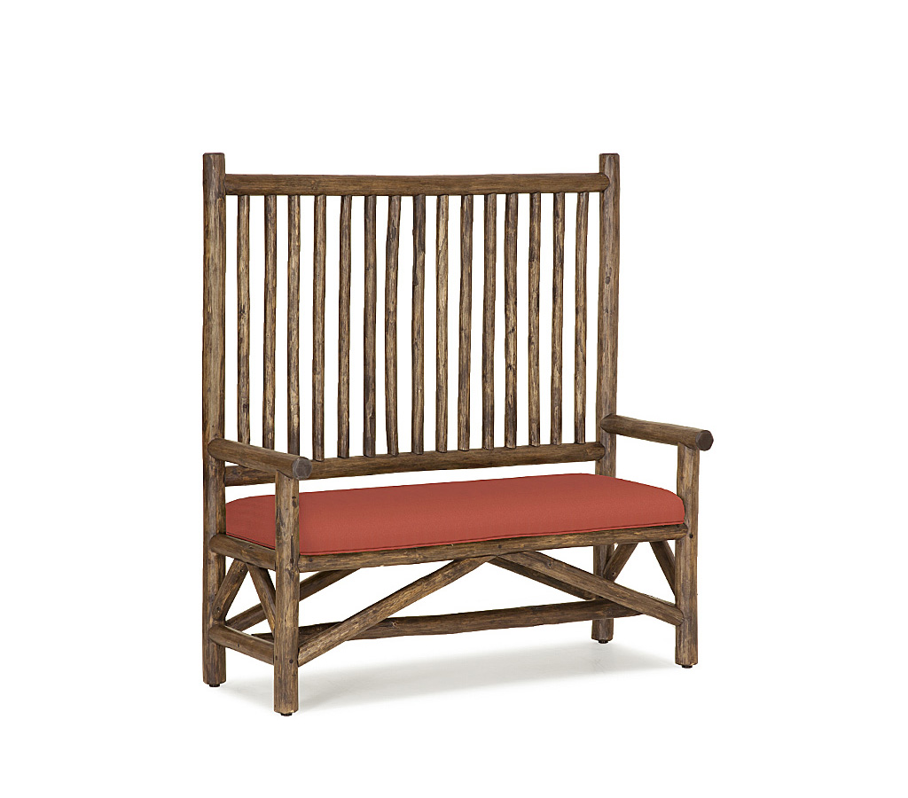 Manuel Deacons Bench 1149-I Kahlua finish La Lune Collection rustic furniture