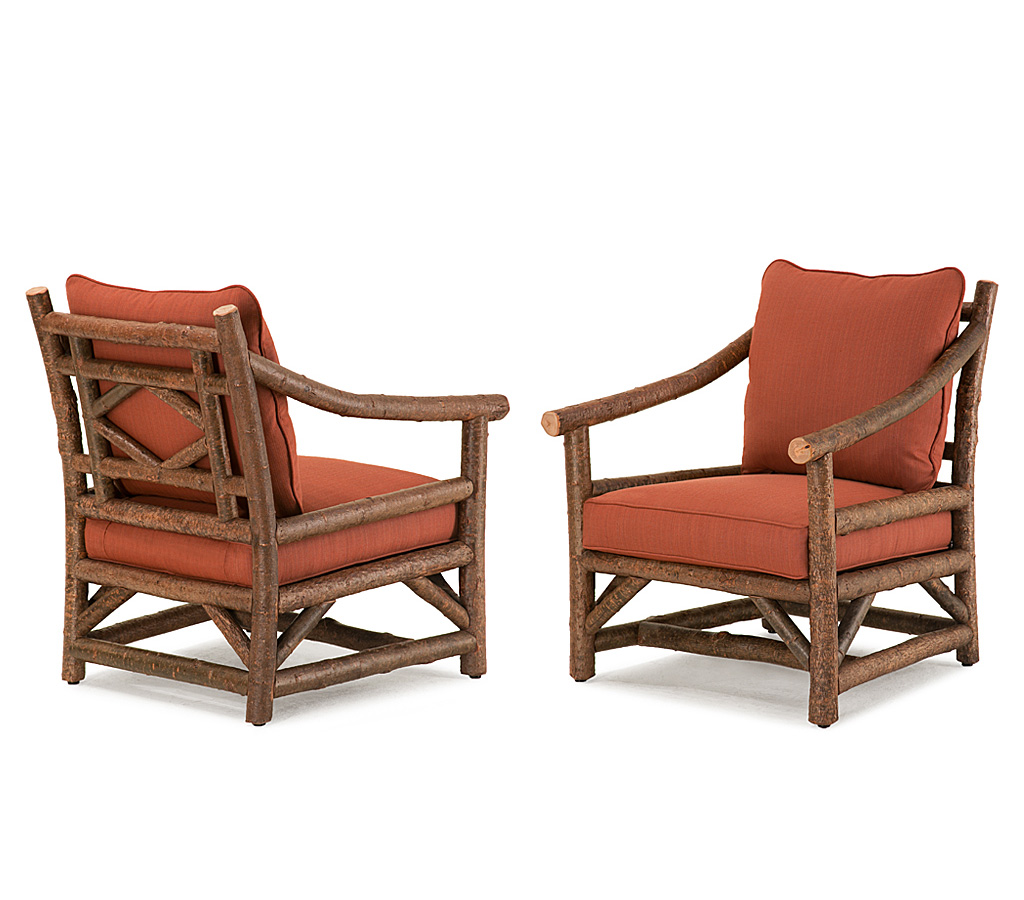 Mia Club Chair 1175-I Natural finish La Lune Collection rustic furniture