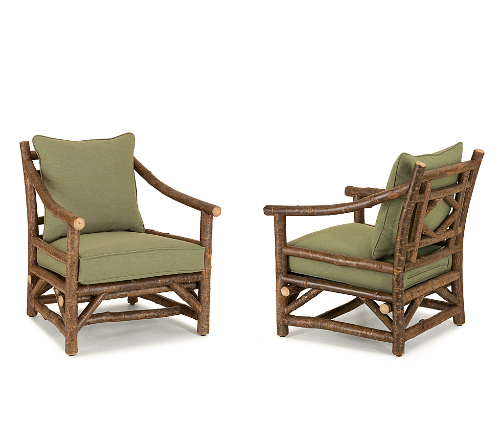 Mia Club Chair 1175-U Natural finish La Lune Collection rustic furniture