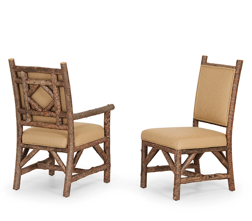 Mia Side Chair 1288-I, Armchair 1290-I Natural finish La Lune Collection rustic furniture