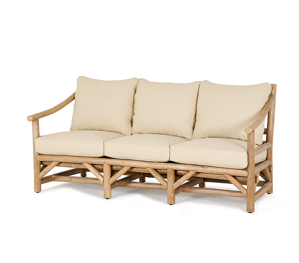 Mia Sofa 1179-U Pecan finish La Lune Collection rustic furniture