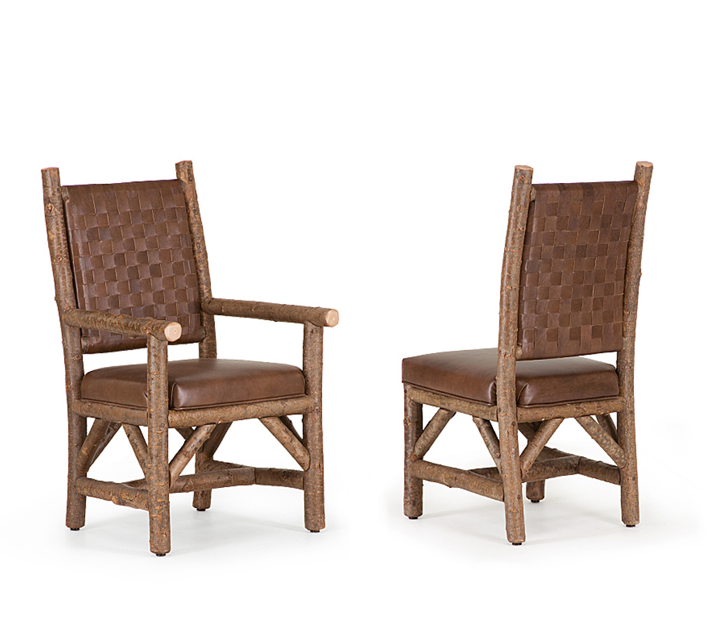 Miles Side Chair 1184-I, Armchair 1186-I Natural finish La Lune Collection rustic furniture