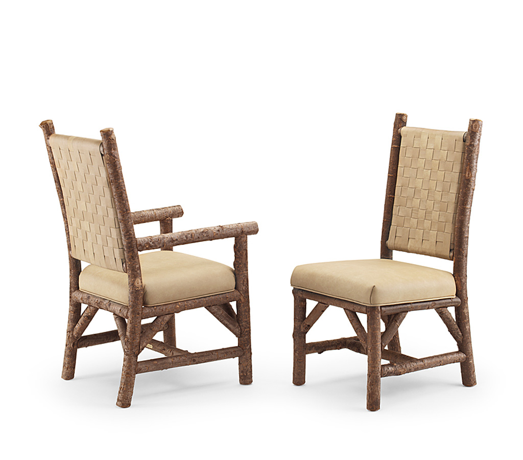 Miles Side Chair 1184-I, Armchair 1186-I Natural finish La Lune Collection rustic furniture