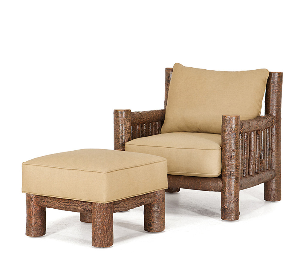 Noah Lounge Chair 1276-I, Noah Ottoman 1277-I Natural finish La Lune Collection rustic furniture