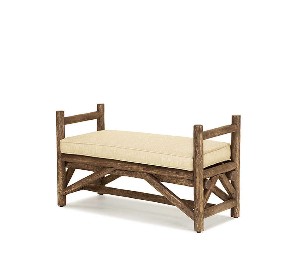 Orson Bench 1114-U Kahlua finish La Lune Collection rustic furniture