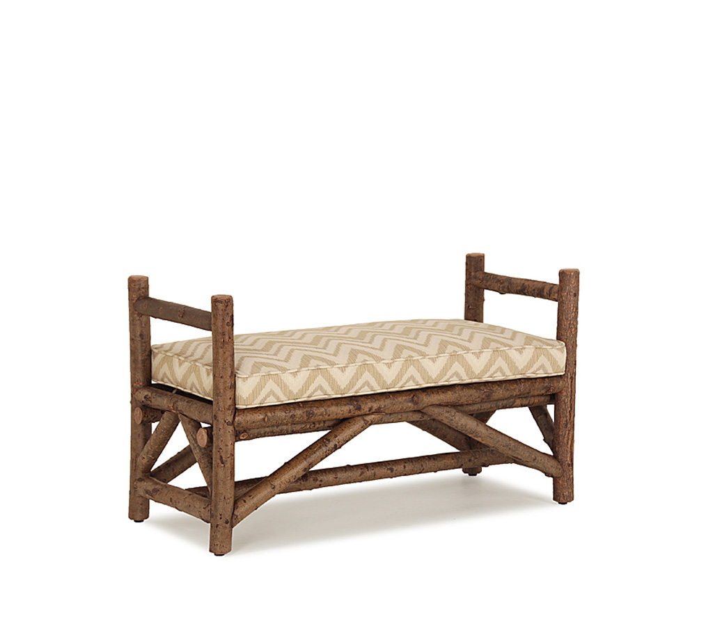 Orson Bench 1114-U Natural finish La Lune Collection rustic furniture