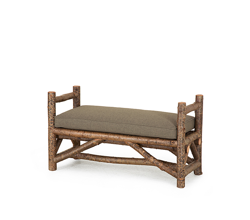 Orson Bench 1114-U Natural finish La Lune Collection rustic furniture