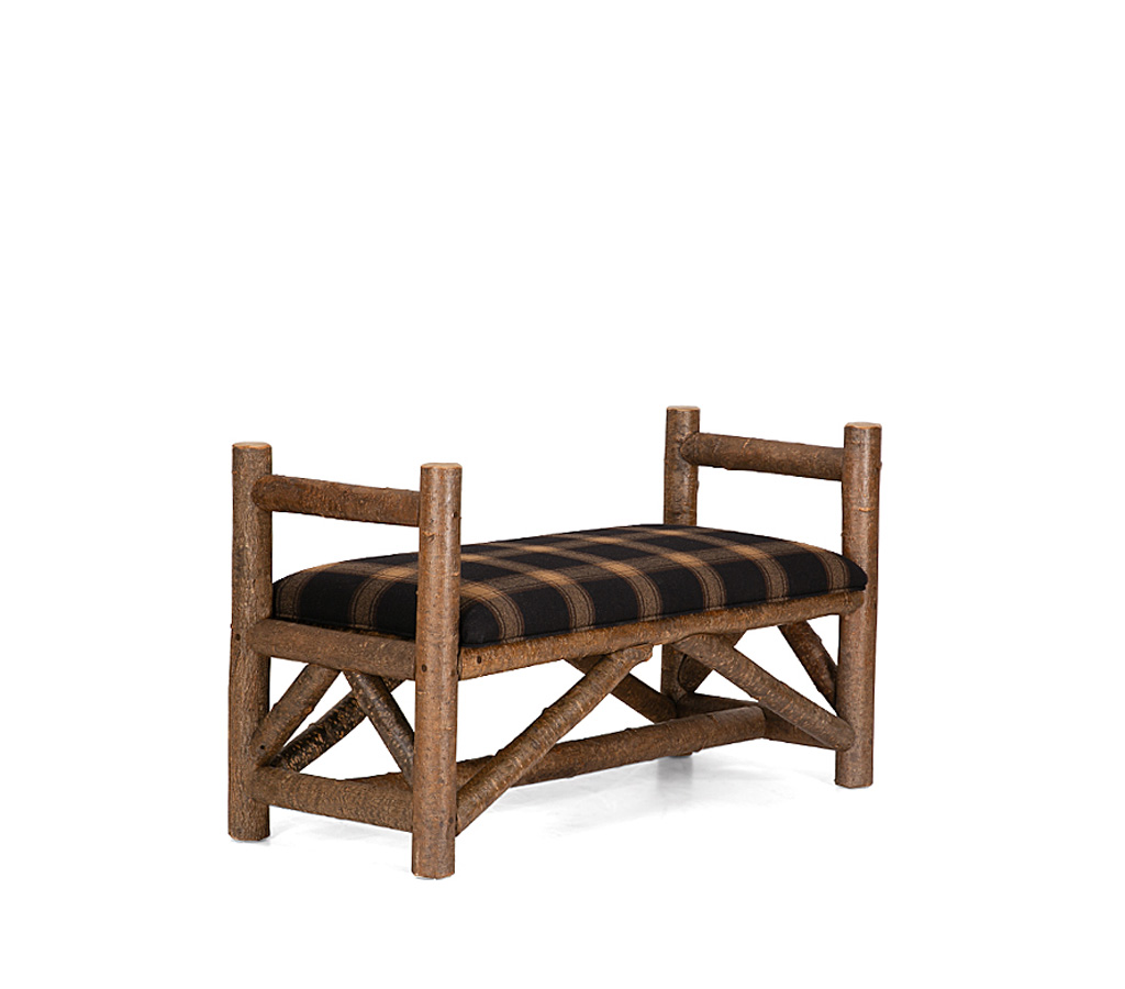 Orson Bench 1114-I Natural Finish La Lune Collection rustic furniture