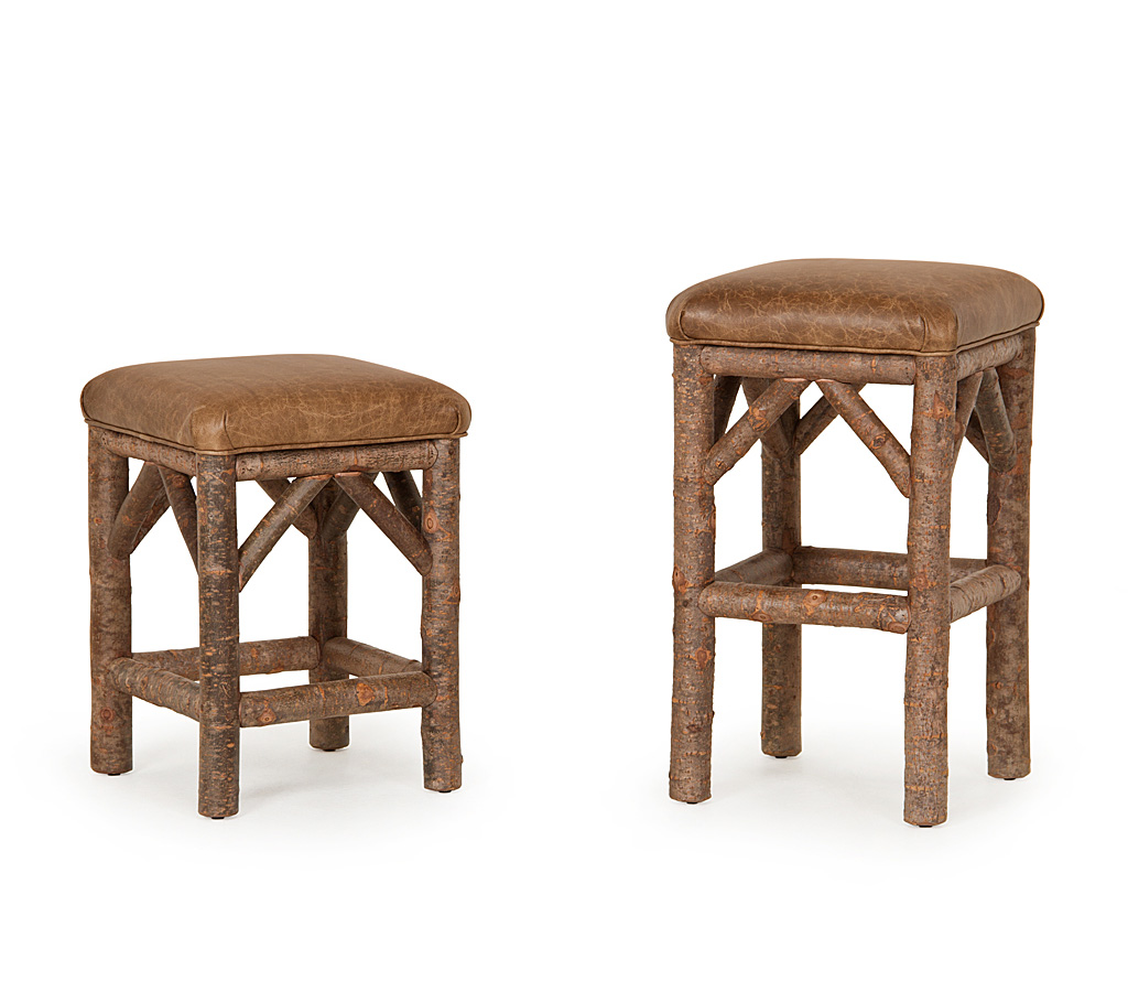 Otis Counter Stool 1142-I, Barstool 1144-I Natural finish La Lune Collection rustic furniture