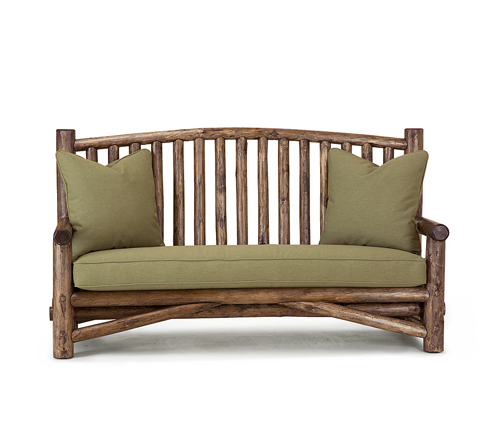 Owen Bench 1546-U Kahlua finish La Lune Collection rustic furniture