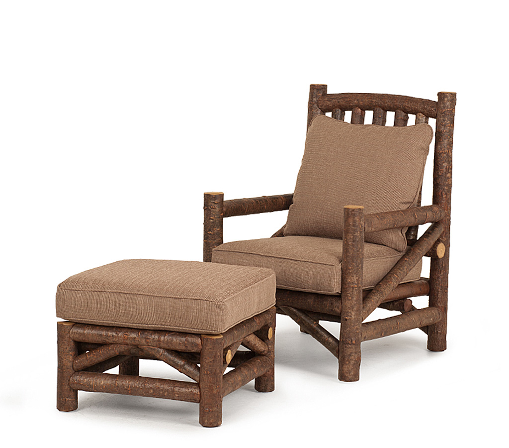 Owen Club Chair 1230-U, Owen Ottoman 1243-U Natural finish La Lune Collection rustic furniture