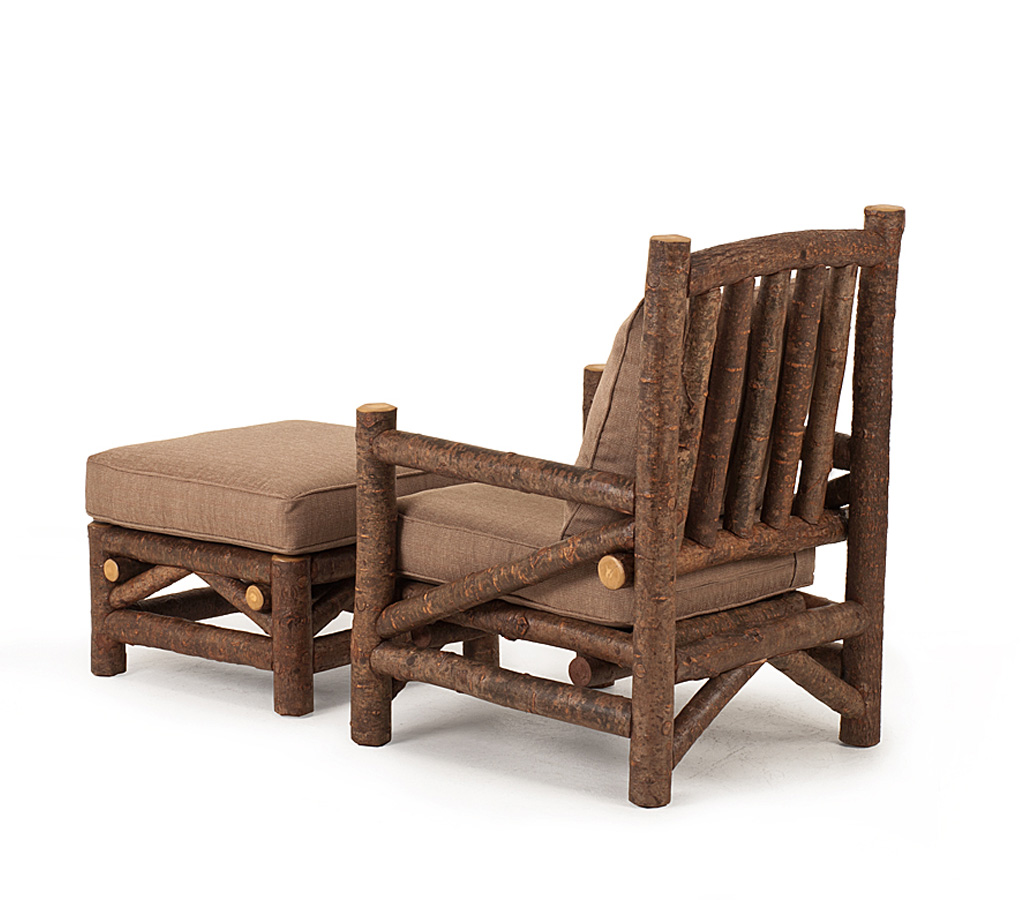 Owen Club Chair 1230-U, Owen Ottoman 1243-U Natural finish La Lune Collection rustic furniture
