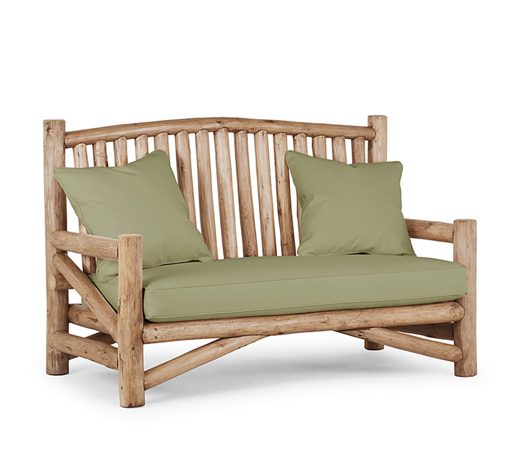 Owen Settee 1226-I Pecan finish La Lune Collection rustic furniture