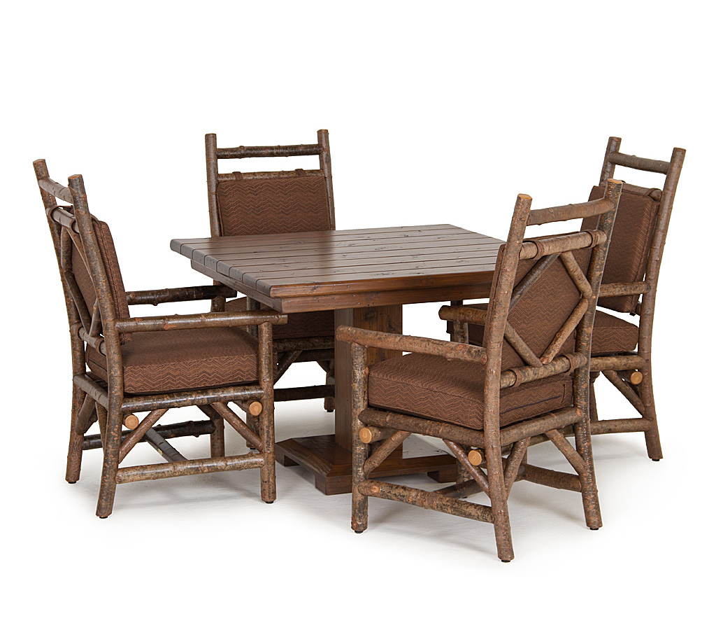 Rae Armchair 1295-U, Table 3140-U Natural finish La Lune Collection rustic furniture