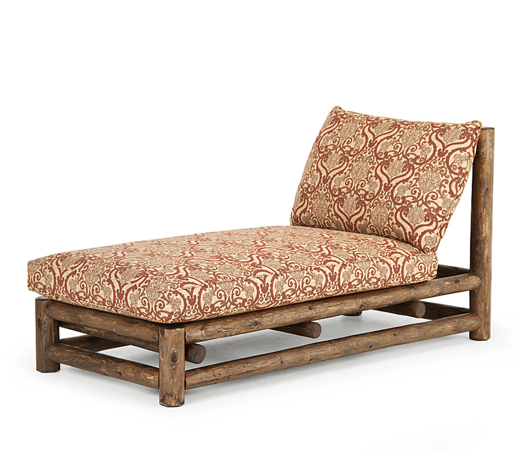 Wyatt Armless Chaise 1256-U Kahlua finish La Lune Collection rustic furniture